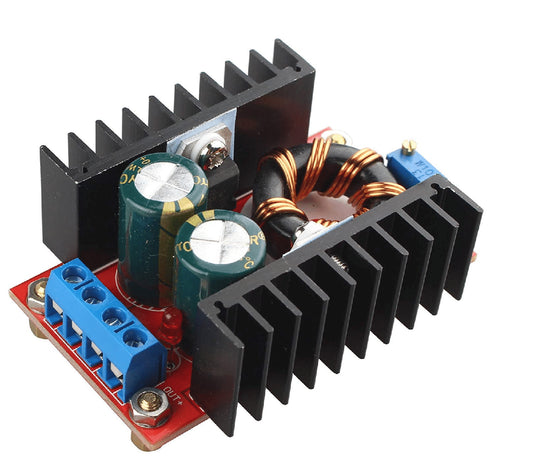 150W DC-DC Step-Up Boost Converter 10-32V to 12-35V 6A Adjustable Power Supply Module