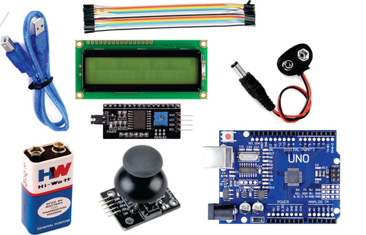 Arduino LCD Joystick Game Project components kit