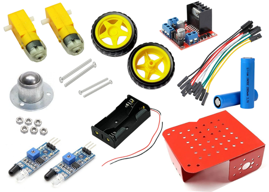 Line follower robot kit (Without Arduino)