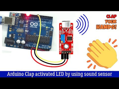 Clap Switch with Arduino and Sound Sensor project kit