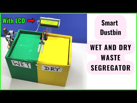 Dry wet segregation with LCD (Ready made)