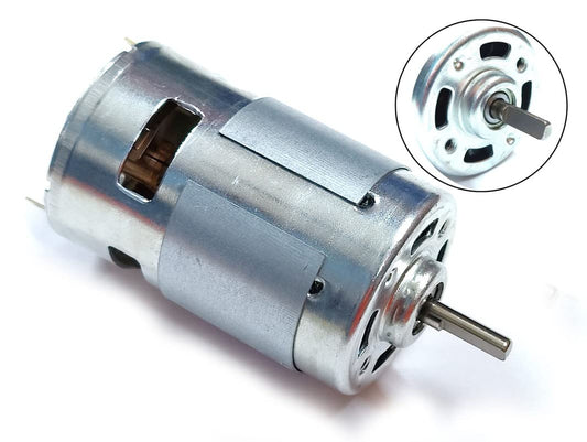 775 DC motor with D shaft and Ball bearing 12V-24V  3500-12000rpm